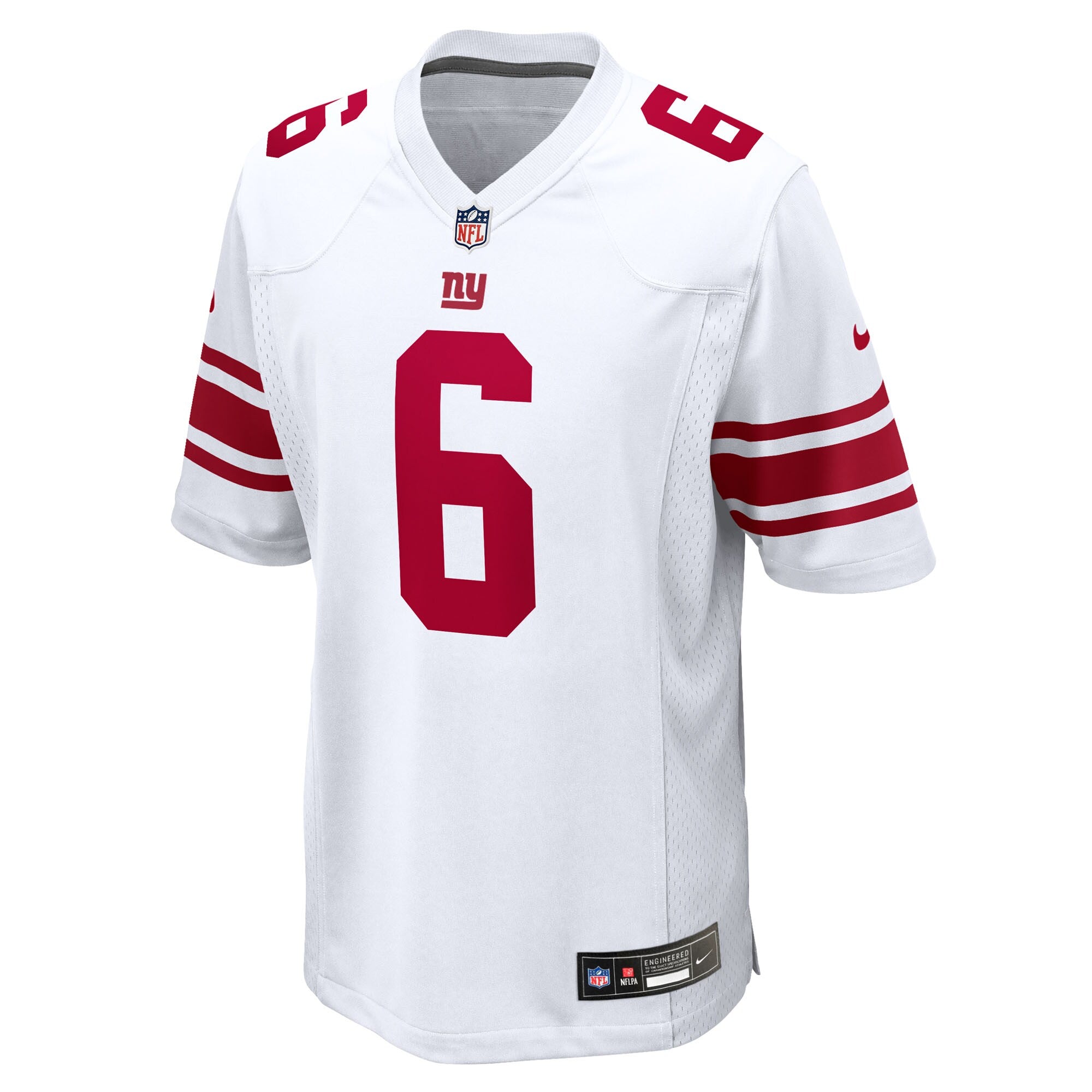 New York Giants Jaxson Dart Nike White Game Jersey