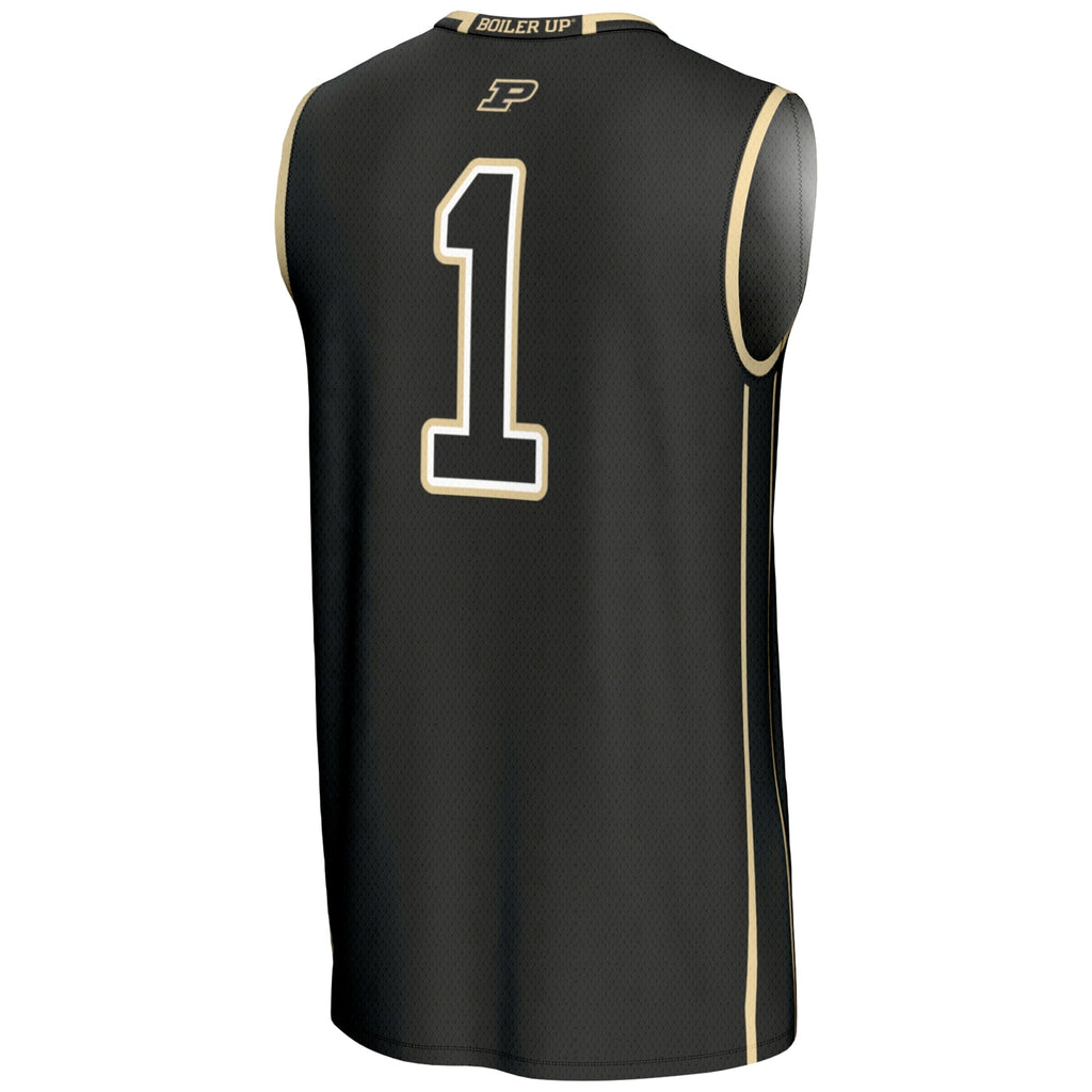 Male GameDay Greats #1 Black Purdue Boilermakers Lightweight Basketball Jersey