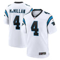 Carolina Panthers Tetairoa McMillan Nike White Game Jersey
