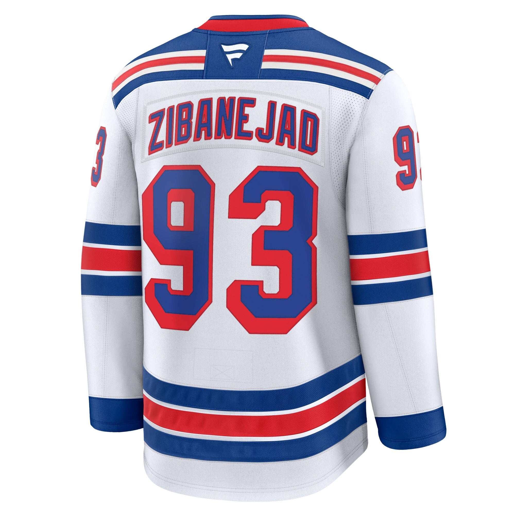 New York Rangers Mika Zibanejad Fanatics White Away Premium Jersey