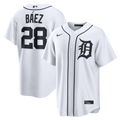 Detroit Tigers Javier Báez Nike White Home Replica Jersey