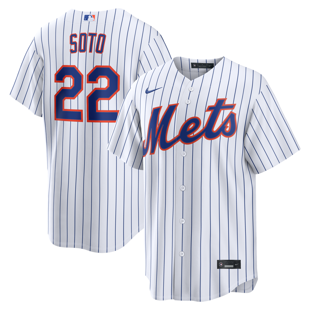 New York Mets Juan Soto Nike White Home Replica Jersey