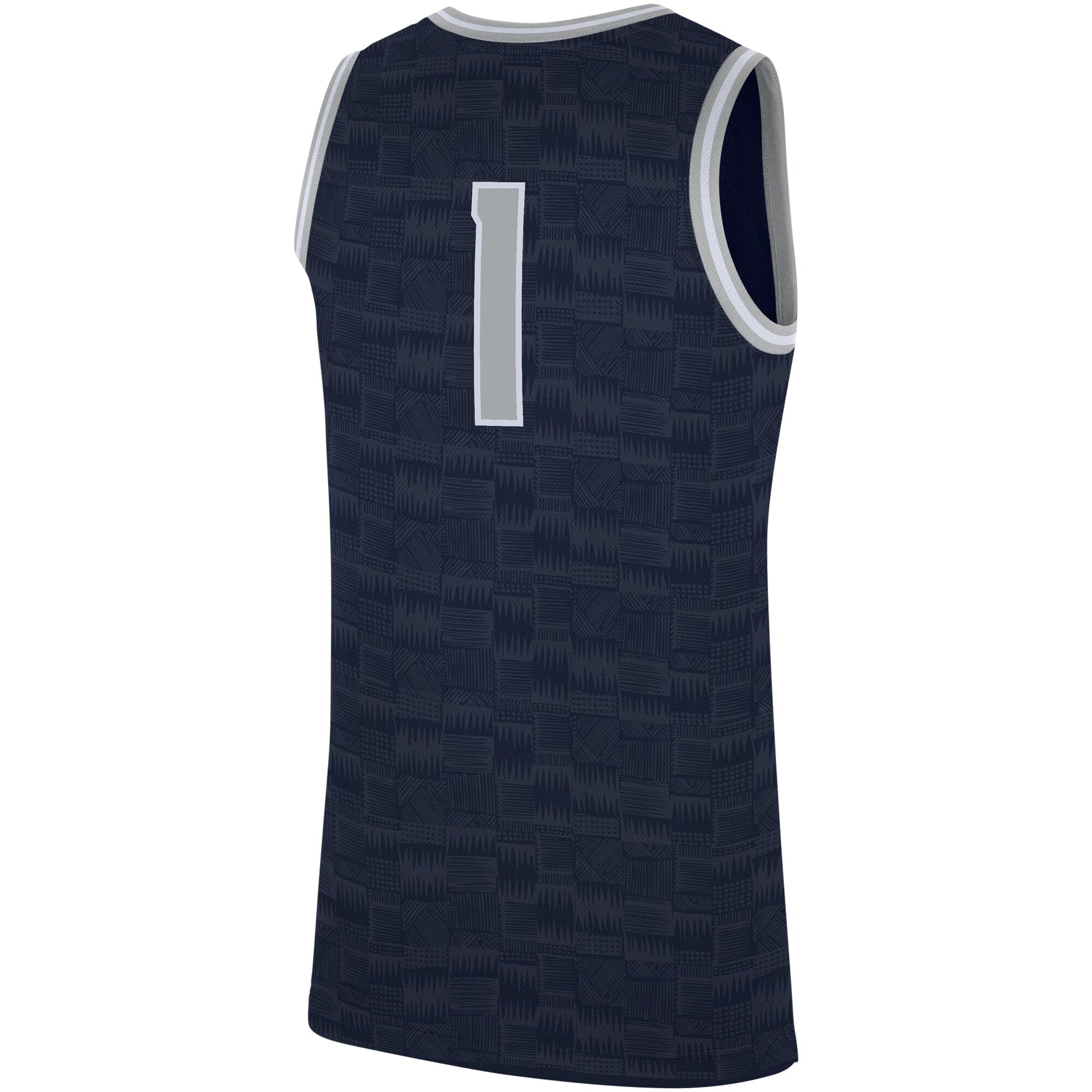 Nike #1 Navy Georgetown Hoyas Replica Jersey