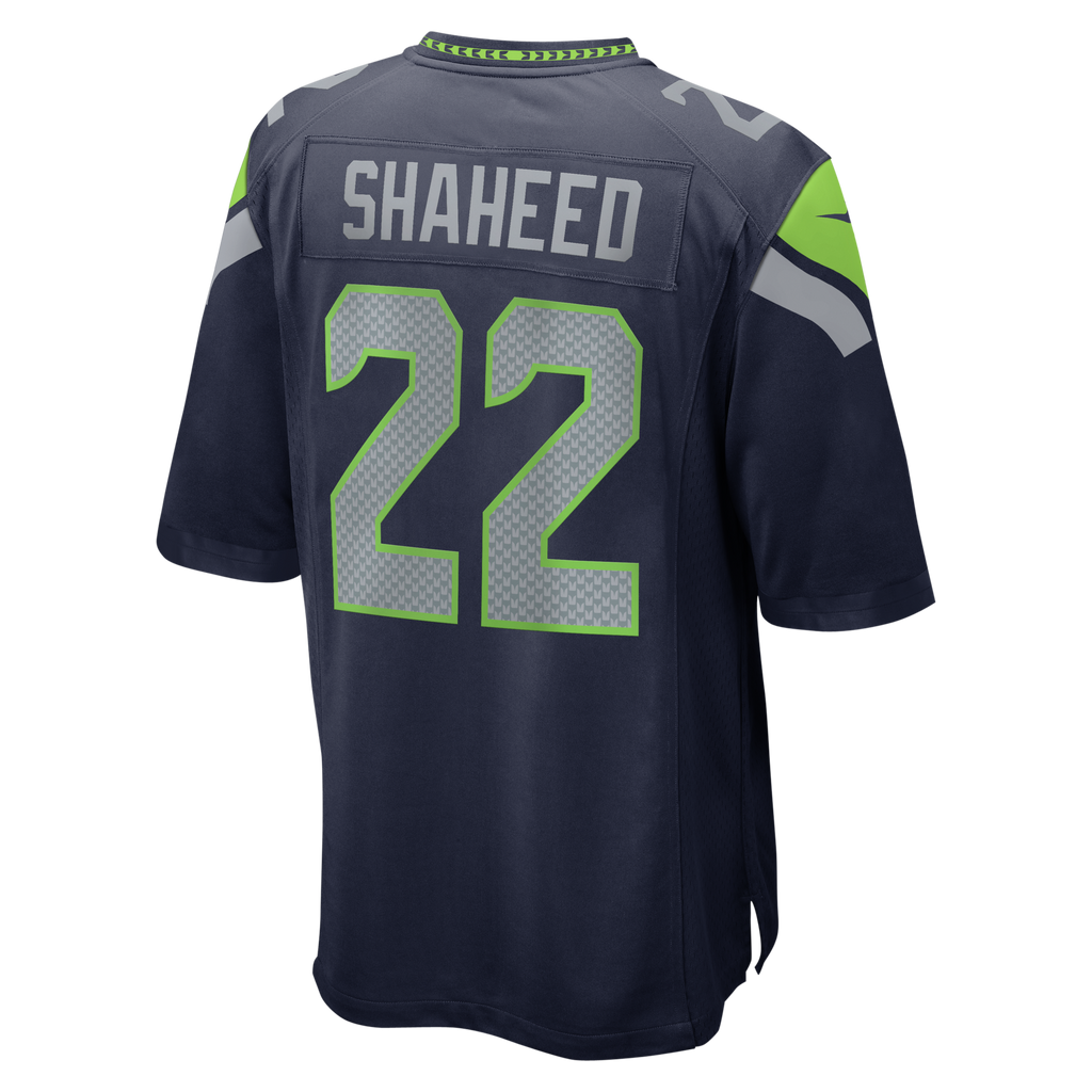 Seattle Seahawks Rashid Shaheed Nike College Navy Team Game Jersey