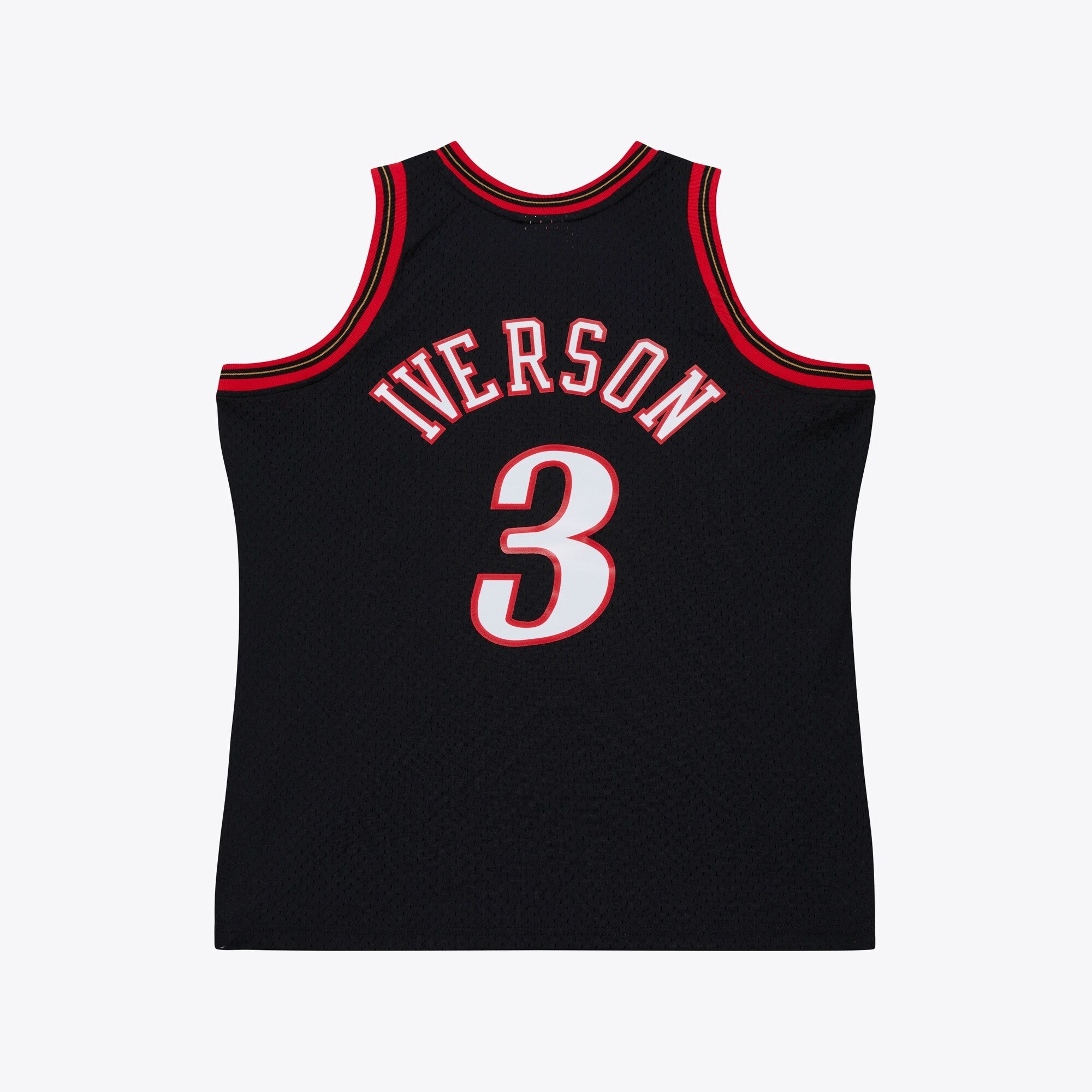Philadelphia 76ers Mitchell & Ness Allen Iverson 1997 Dark Authentic Jersey - Black