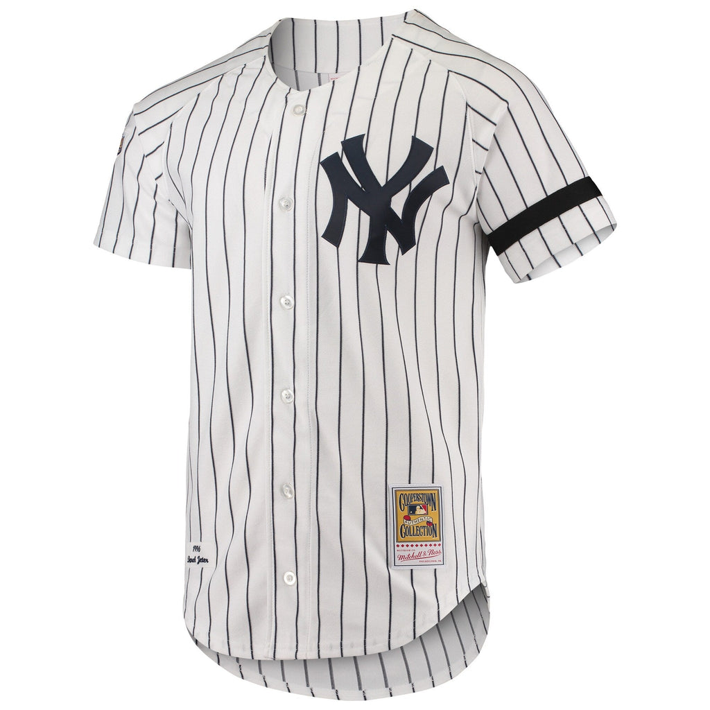 New York Yankees Mitchell & Ness White Cooperstown Collection 1996 Authentic Home Jersey