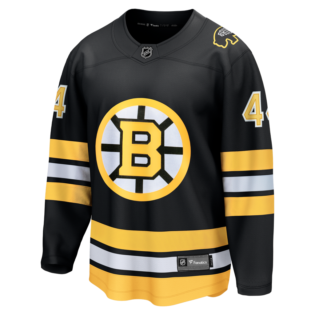 Boston Bruins James Hagens Fanatics Black Breakaway Jersey