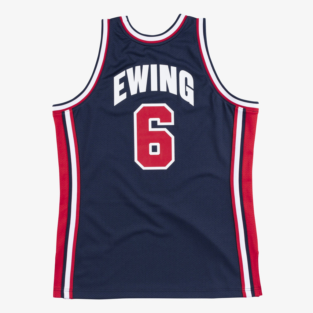 USA Basketball Mitchell & Ness Authentic Jersey Patrick Ewing 1992 Navy