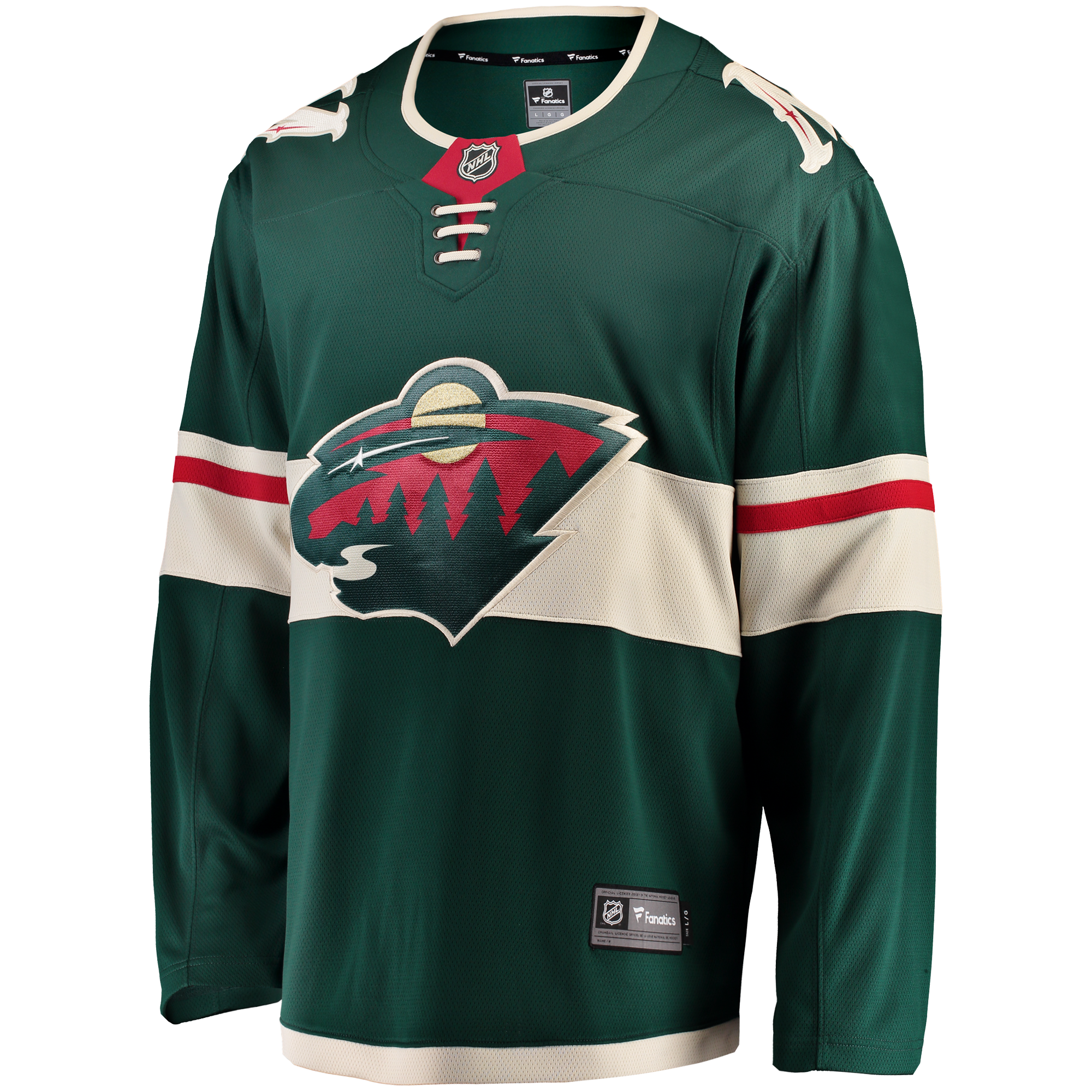 Minnesota Wild Fanatics Green Home Breakaway Jersey