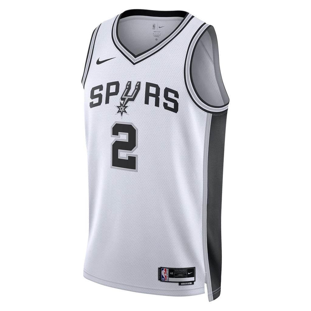 San Antonio Spurs Nike Association Edition Swingman Jersey NBA 2025 First Round Draft Pick - White - Dylan Harper