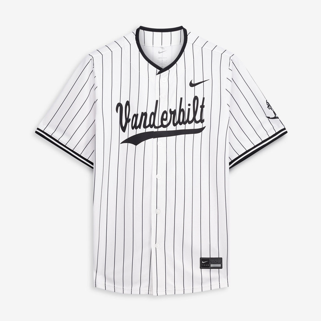 Nike White Vanderbilt Commodores Limited Baseball Jersey