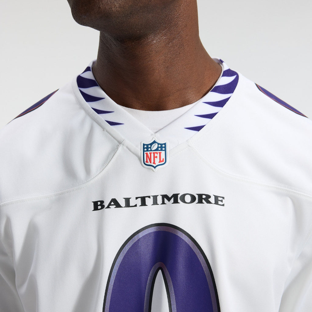 Baltimore Ravens Roquan Smith Nike White Game Jersey