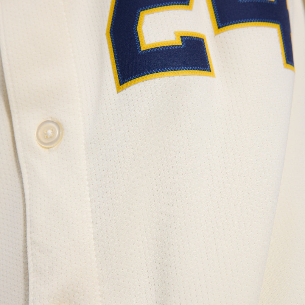 Milwaukee Brewers William Contreras Nike Cream Home Limited Player Jersey