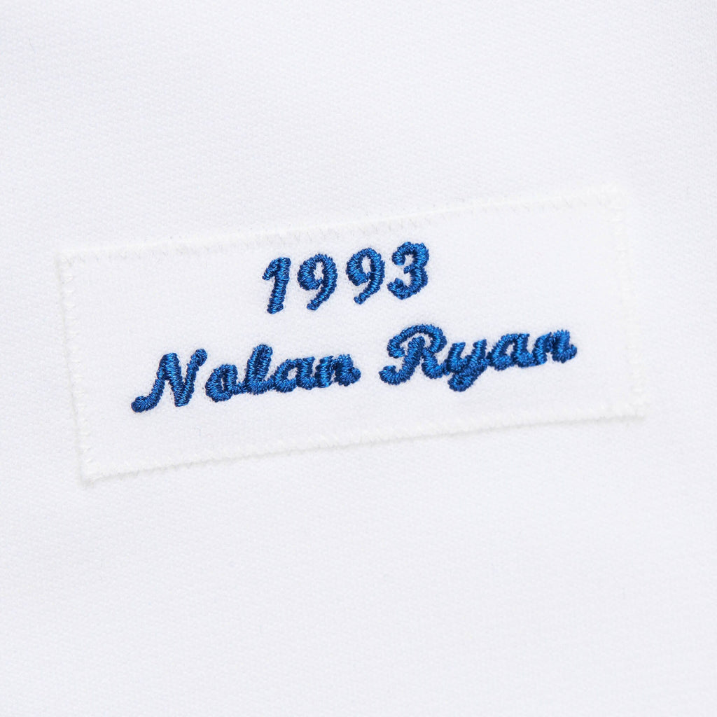 Texas Rangers Nolan Ryan Mitchell & Ness White 1993 Cooperstown Collection Authentic Jersey