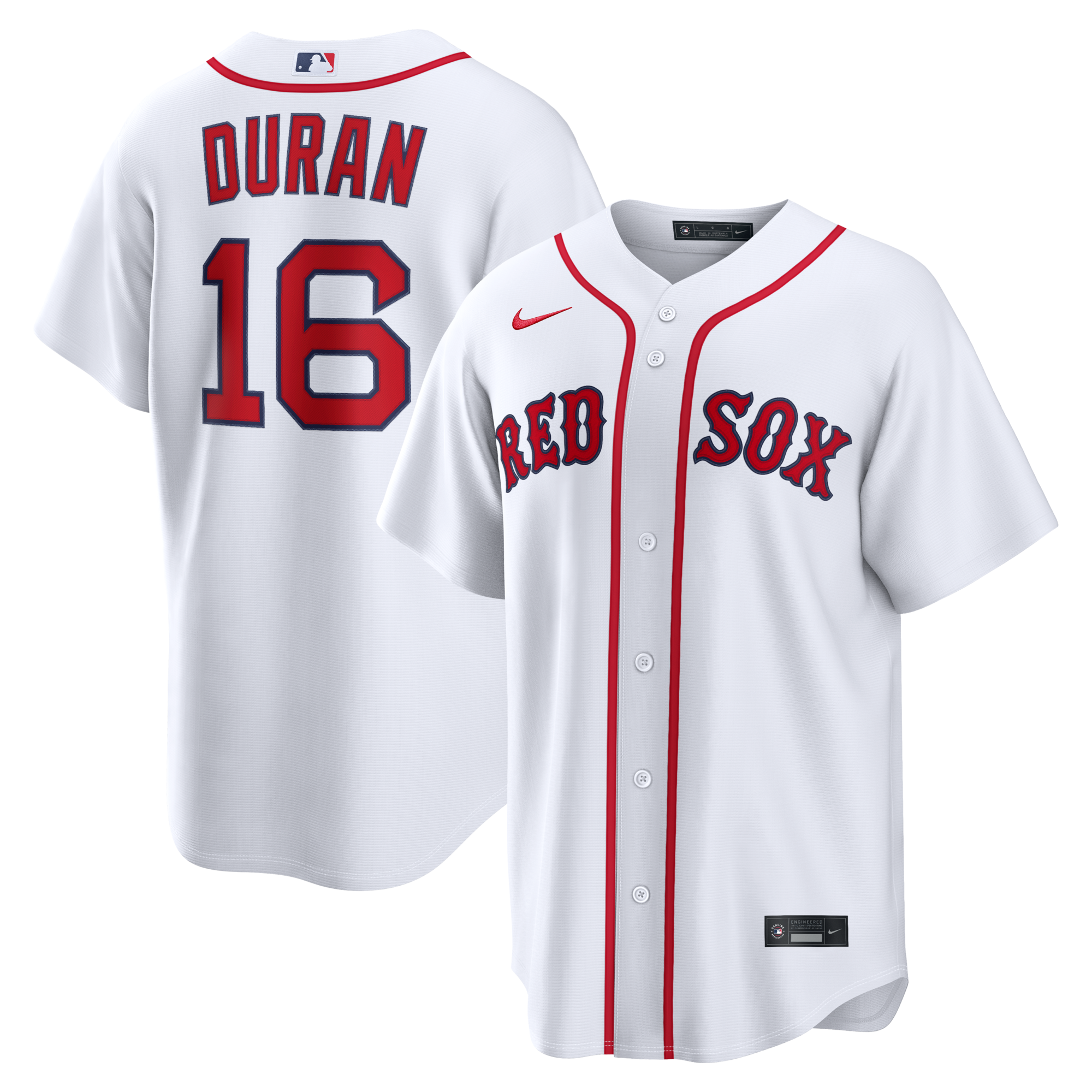 Boston Red Sox Jarren Duran Nike White Home Replica Jersey
