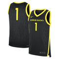 Nike #1 Black Oregon Ducks Alternate Replica Jersey