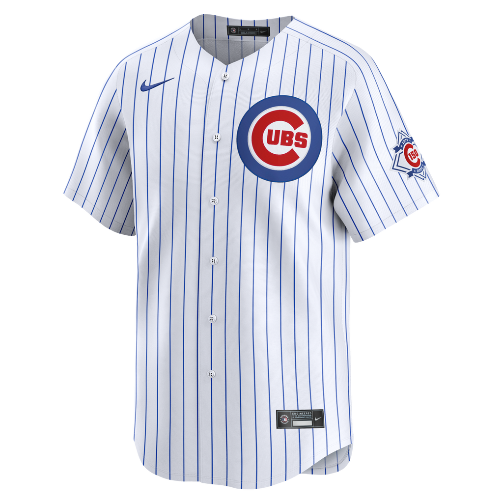 Chicago Cubs Pete Crow-Armstrong Nike White 150th Anniversary Limited Jersey
