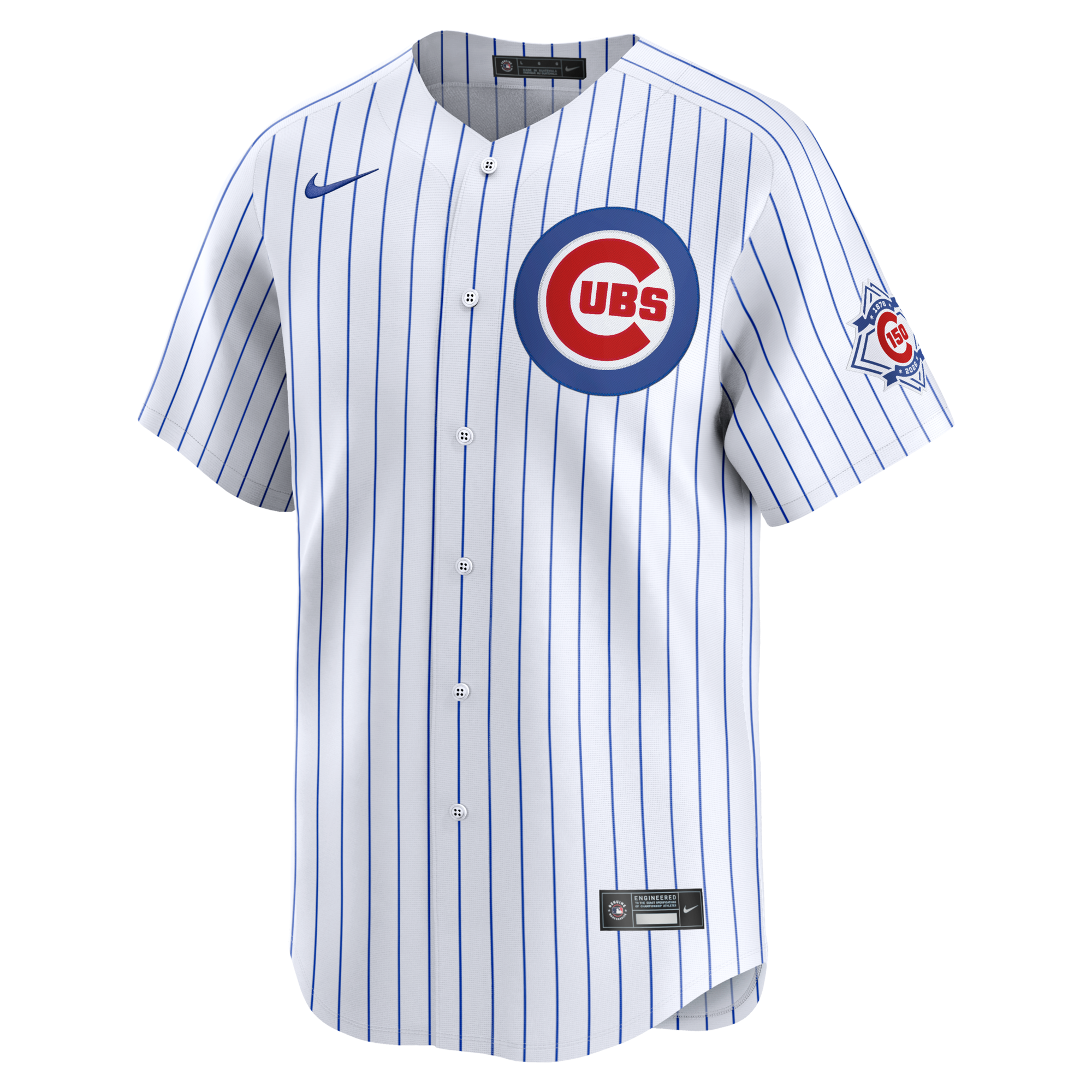 Chicago Cubs Pete Crow-Armstrong Nike White 150th Anniversary Limited Jersey