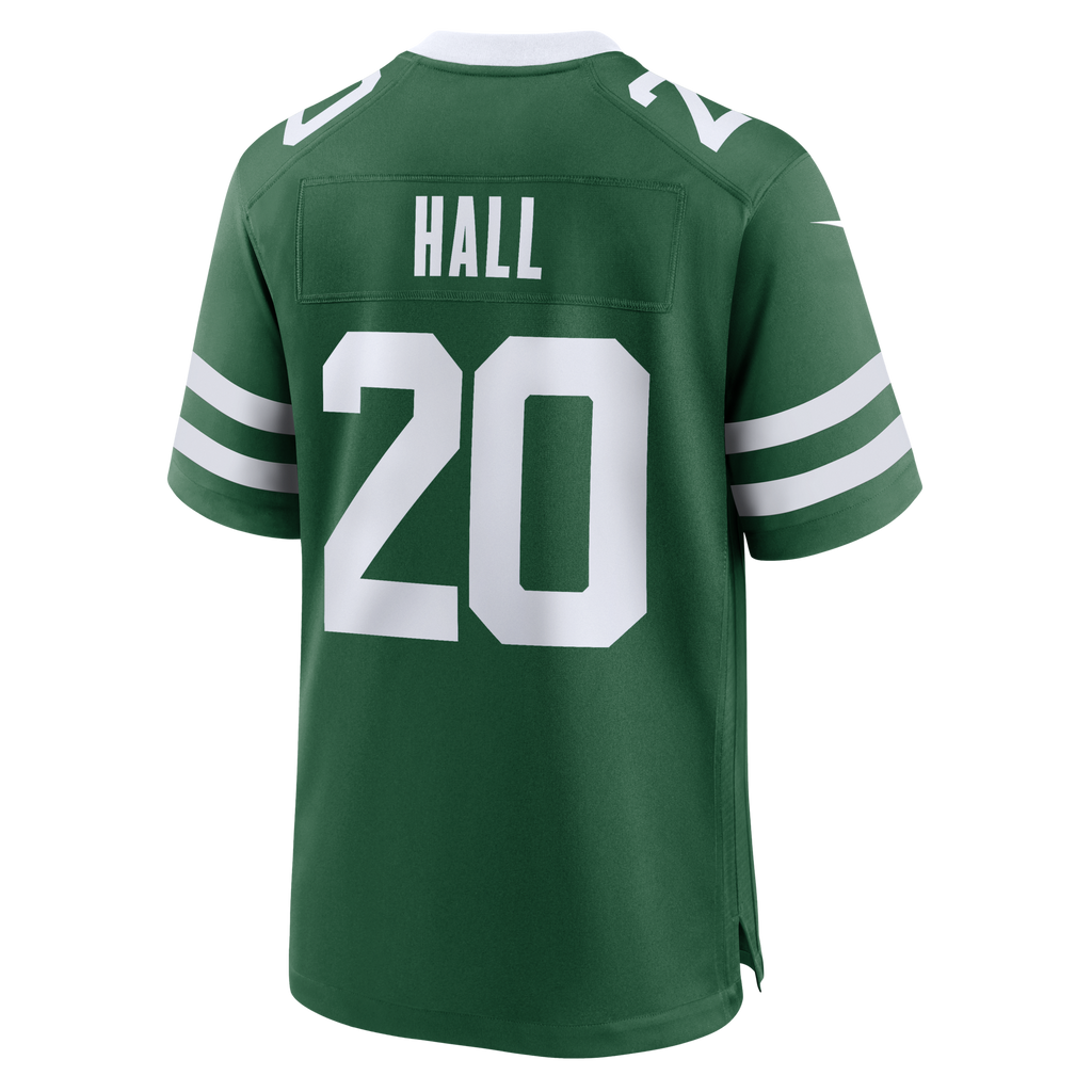 New York Jets Breece Hall Nike Legacy Green Game Jersey