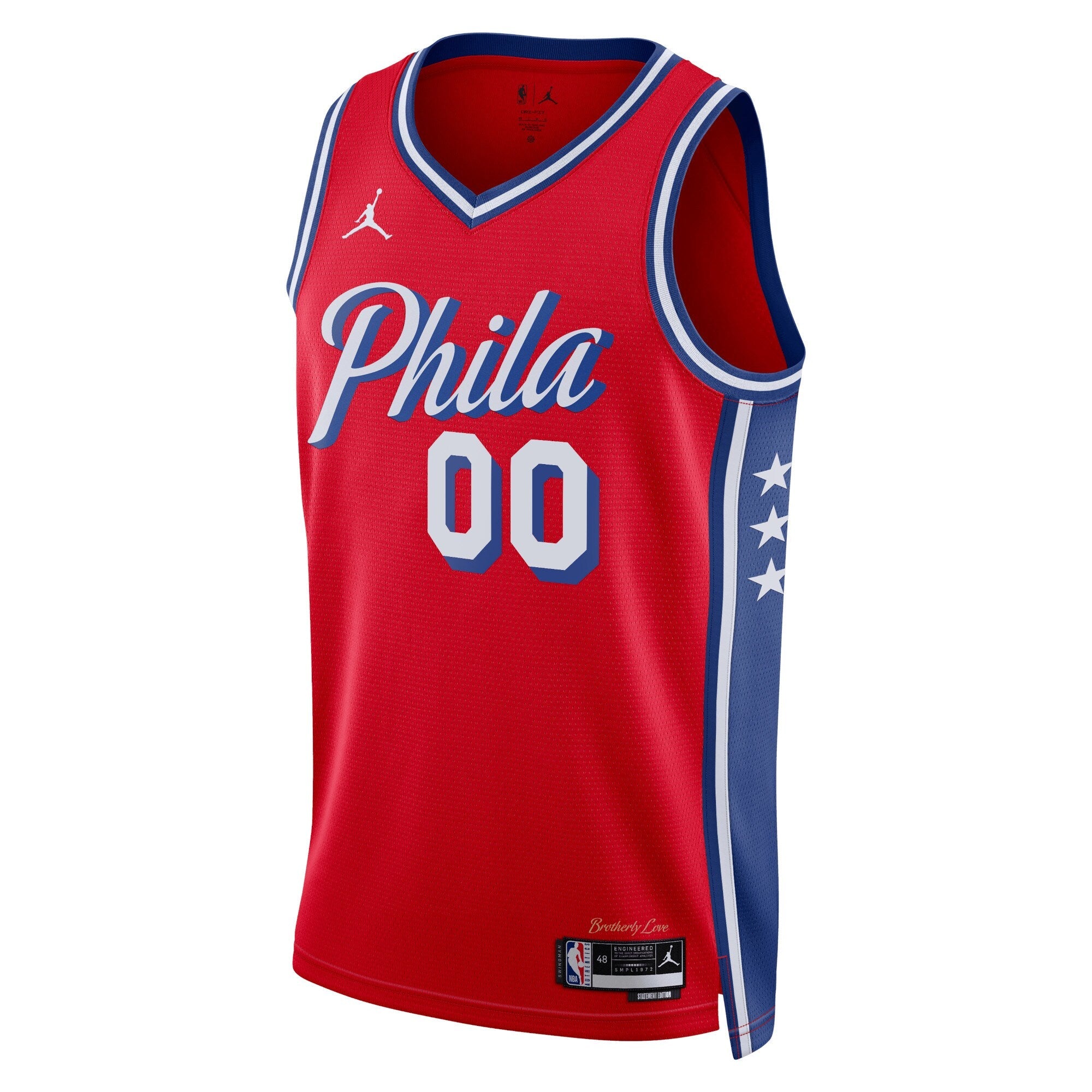 Philadelphia 76ers Jordan Statement Swingman Jersey - Custom