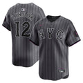 New York Mets Francisco Lindor Nike Gray City Connect Limited Player Jersey