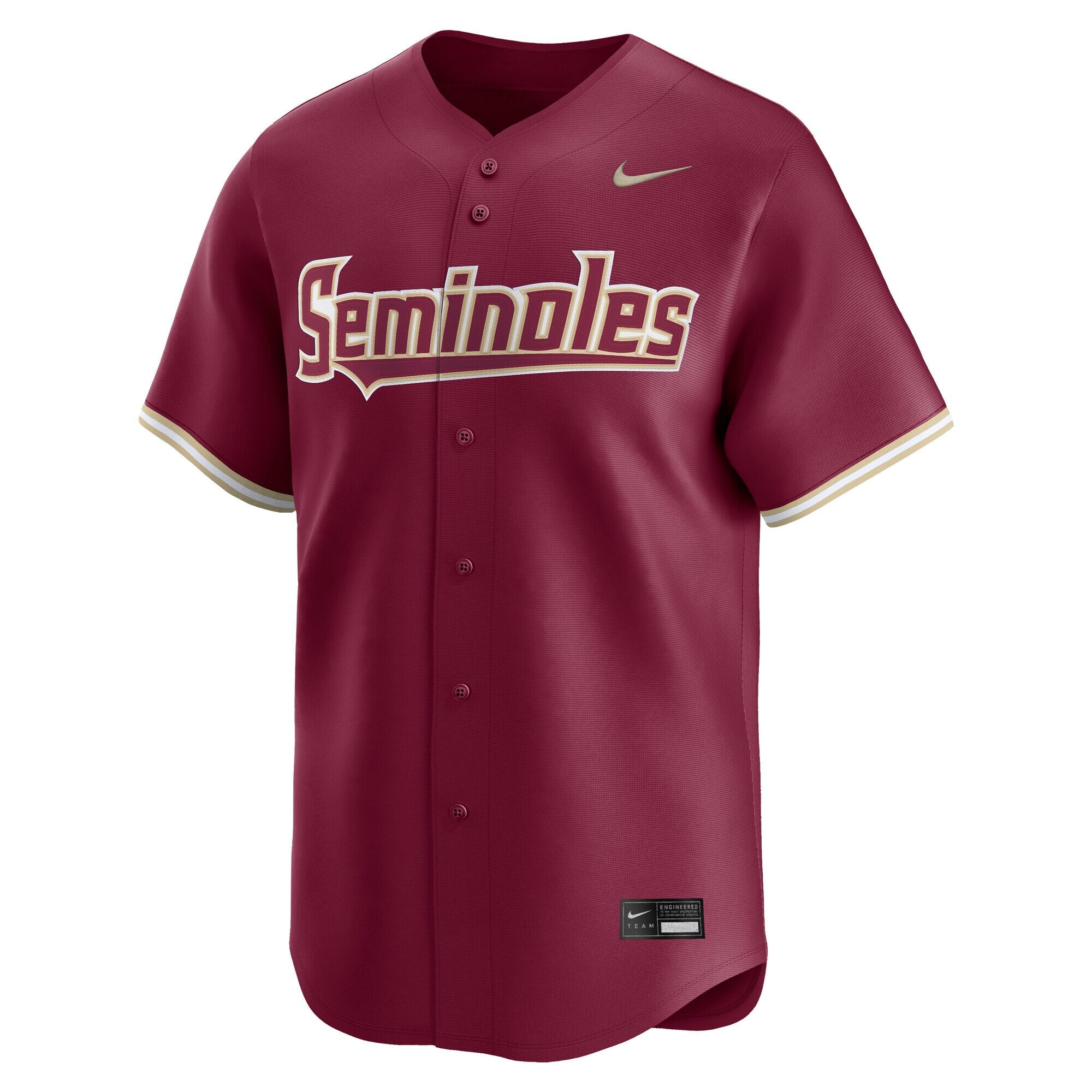 Nike Garnet Florida State Seminoles Baseball Limited Jersey