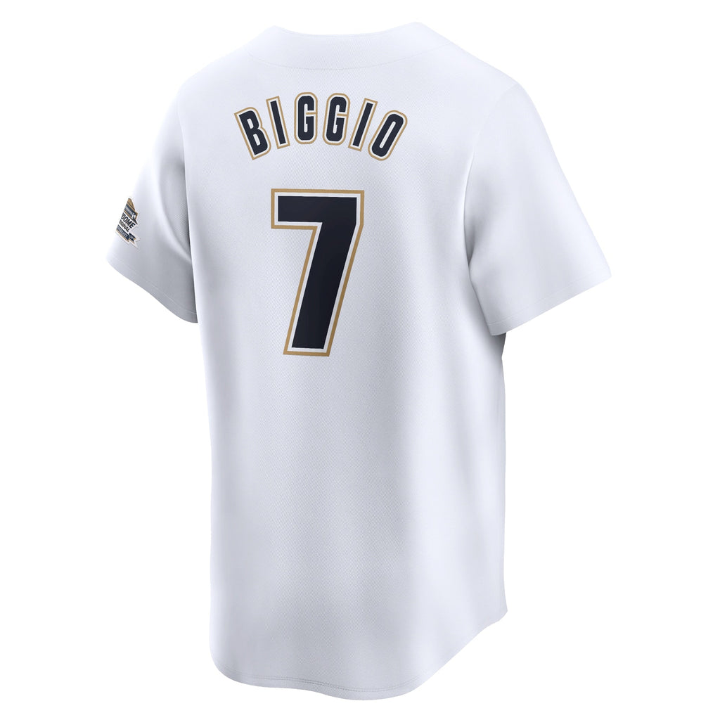 Houston Astros Craig Biggio Nike White Throwback Cooperstown Collection Limited Jersey
