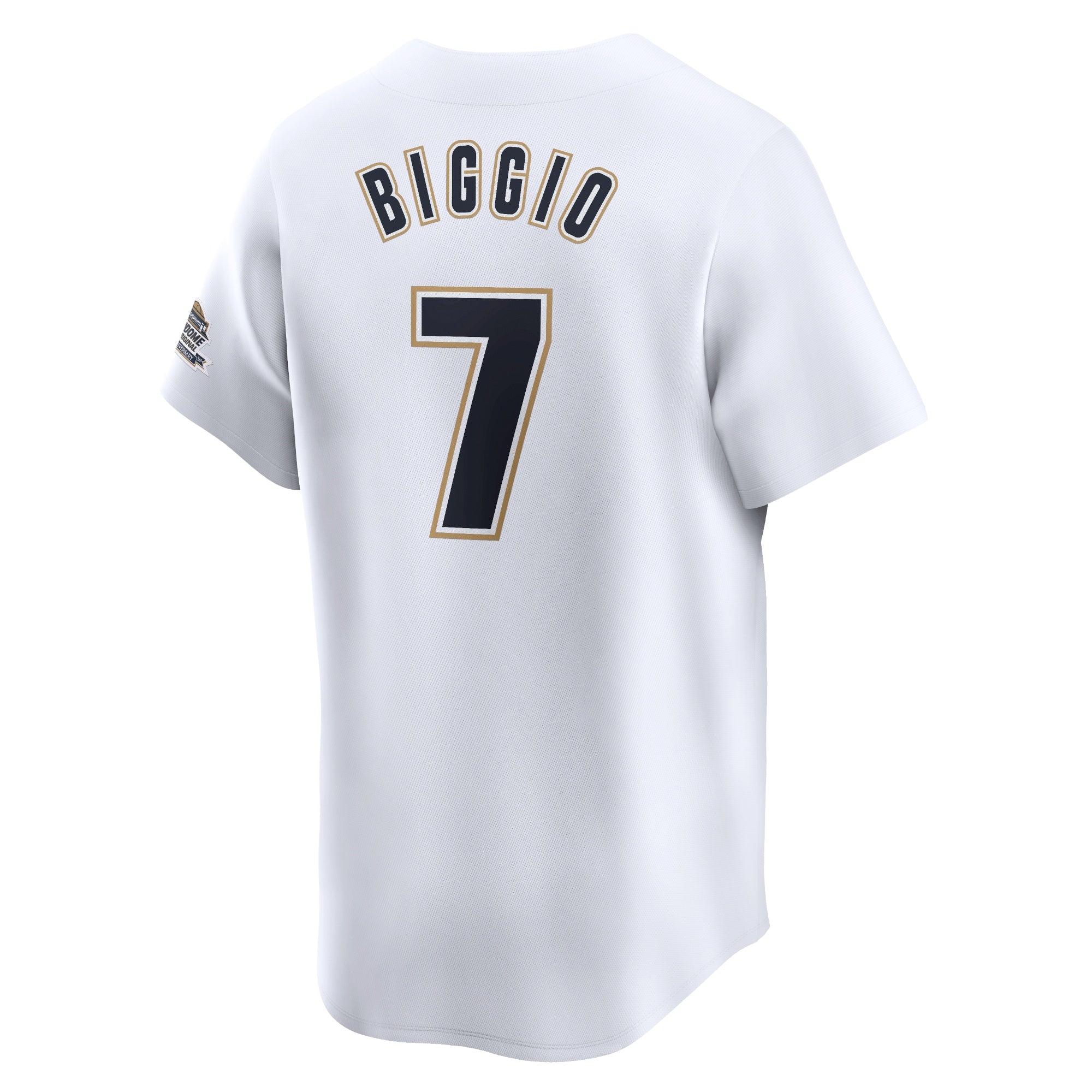 Houston Astros Craig Biggio Nike White Throwback Cooperstown Collection Limited Jersey