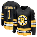 Boston Bruins Jeremy Swayman Fanatics Black Home Breakaway Player Jersey