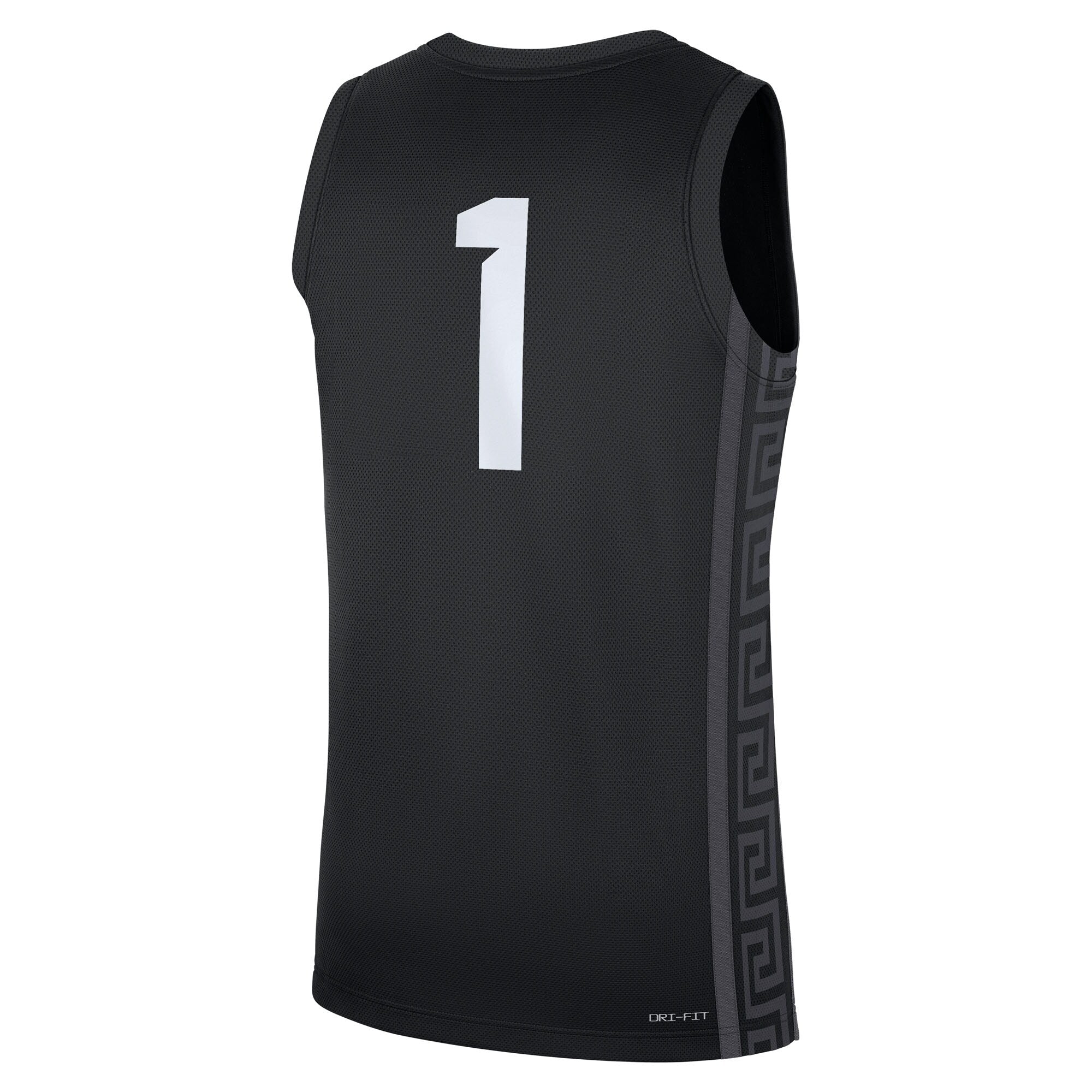 Nike #1 Black Michigan State Spartans Alternate Replica Jersey