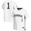 GameDay Greats #1 White Purdue Boilermakers Lightweight Baseball Jersey