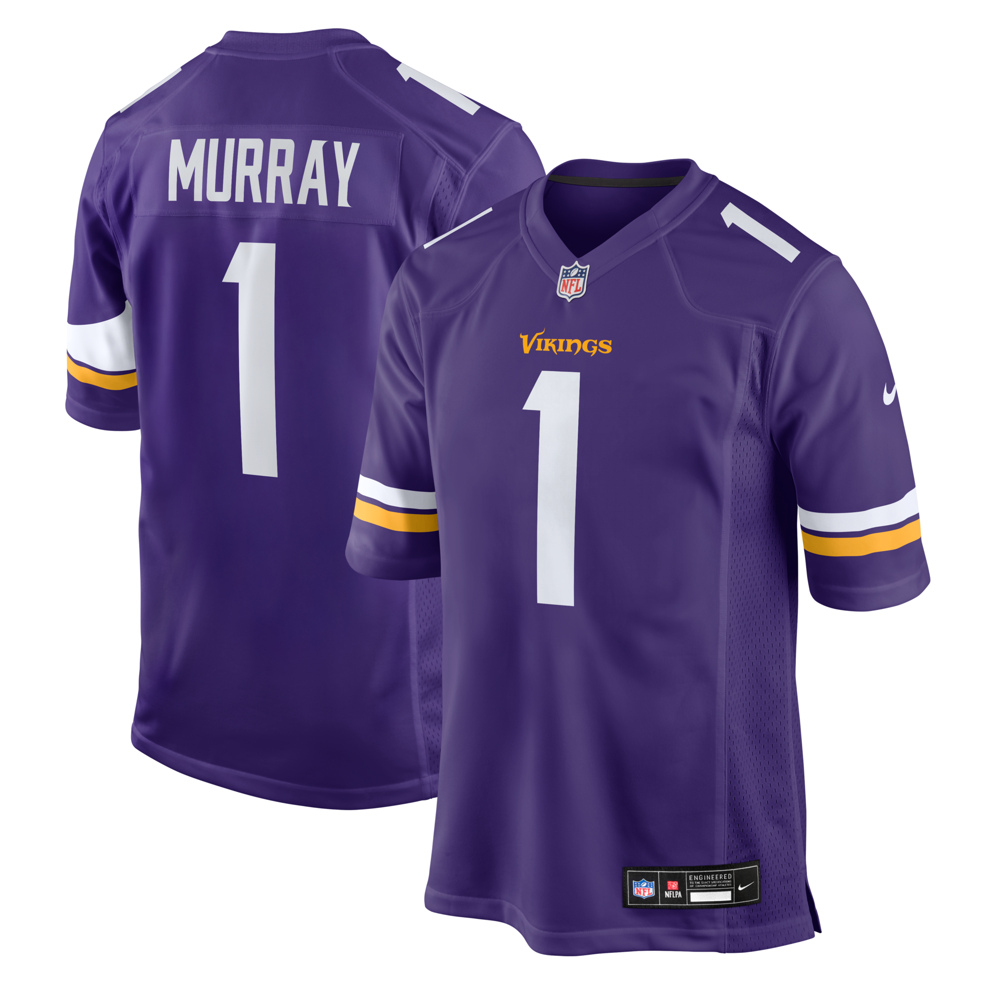 Minnesota Vikings Kyler Murray Nike Purple Game Jersey