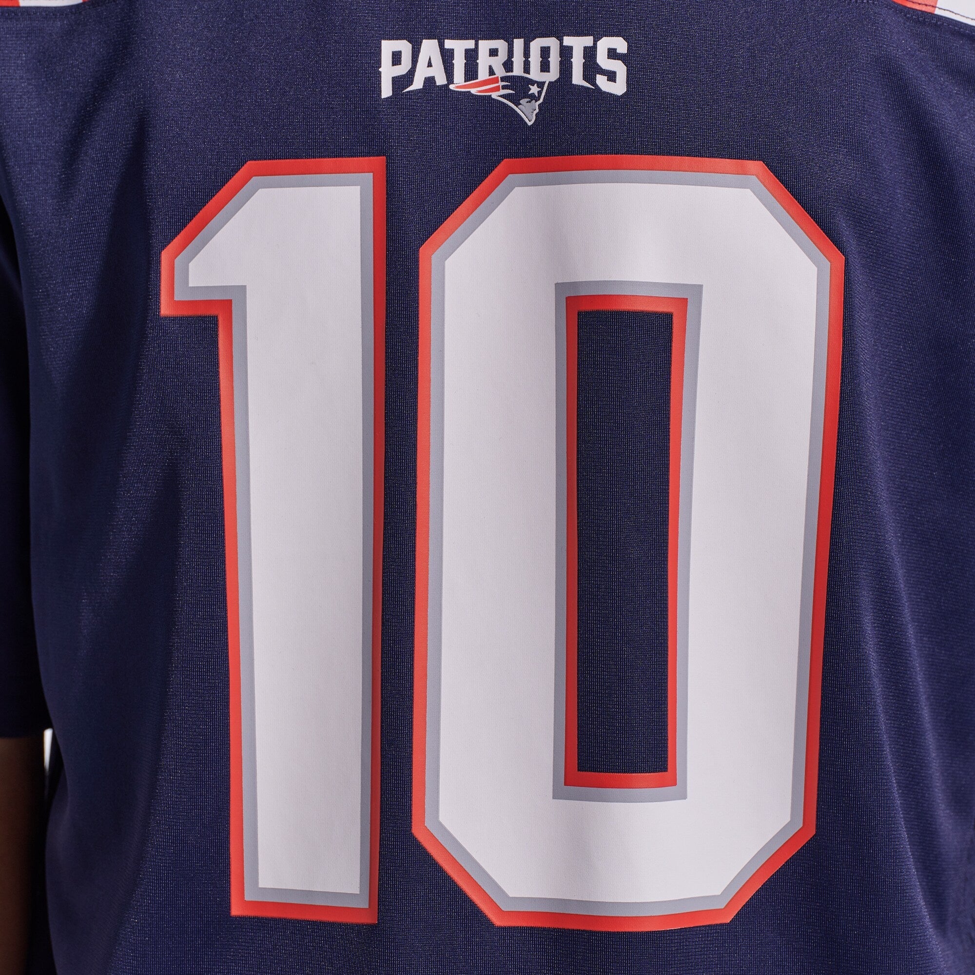 New England Patriots Drake Maye Nike Navy Player Game Jersey