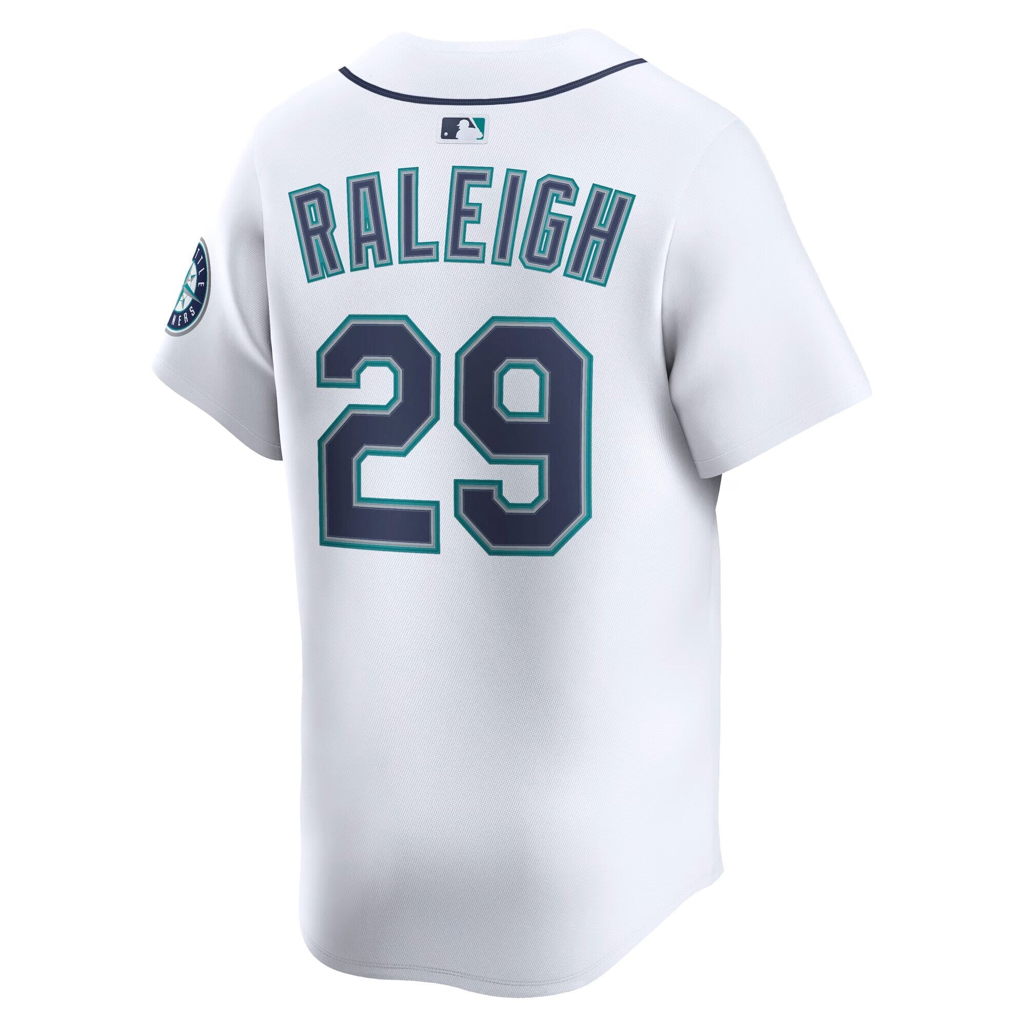 Seattle Mariners Cal Raleigh Nike White Home Limited Player Jersey