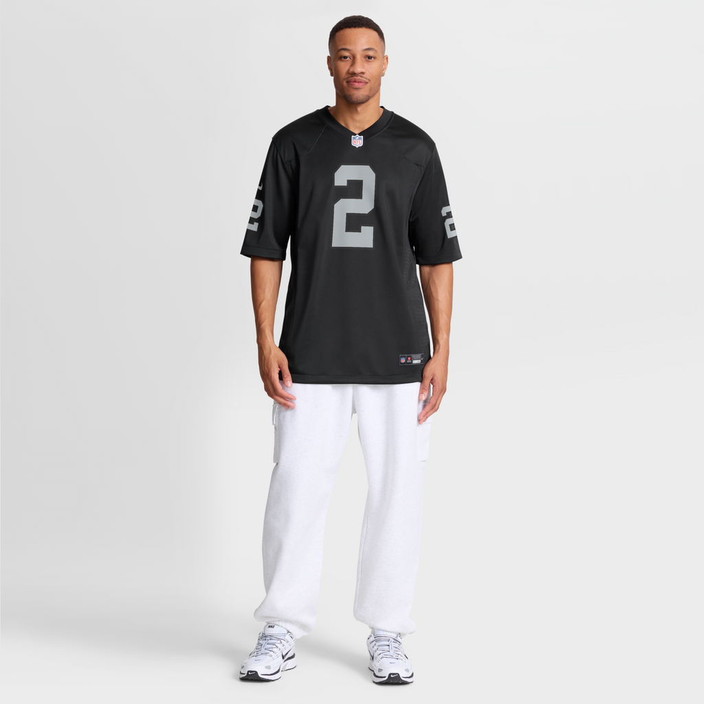 Las Vegas Raiders Ashton Jeanty Nike Black Team Game Jersey