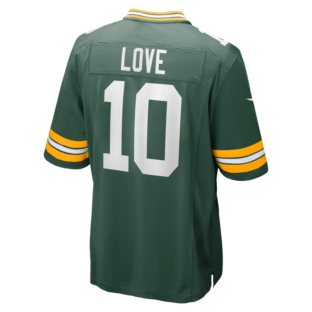 Green Bay Packers Jordan Love Nike Green Player Game Jersey