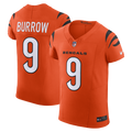 Cincinnati Bengals Joe Burrow Nike Orange Team Vapor F.U.S.E. Elite Jersey