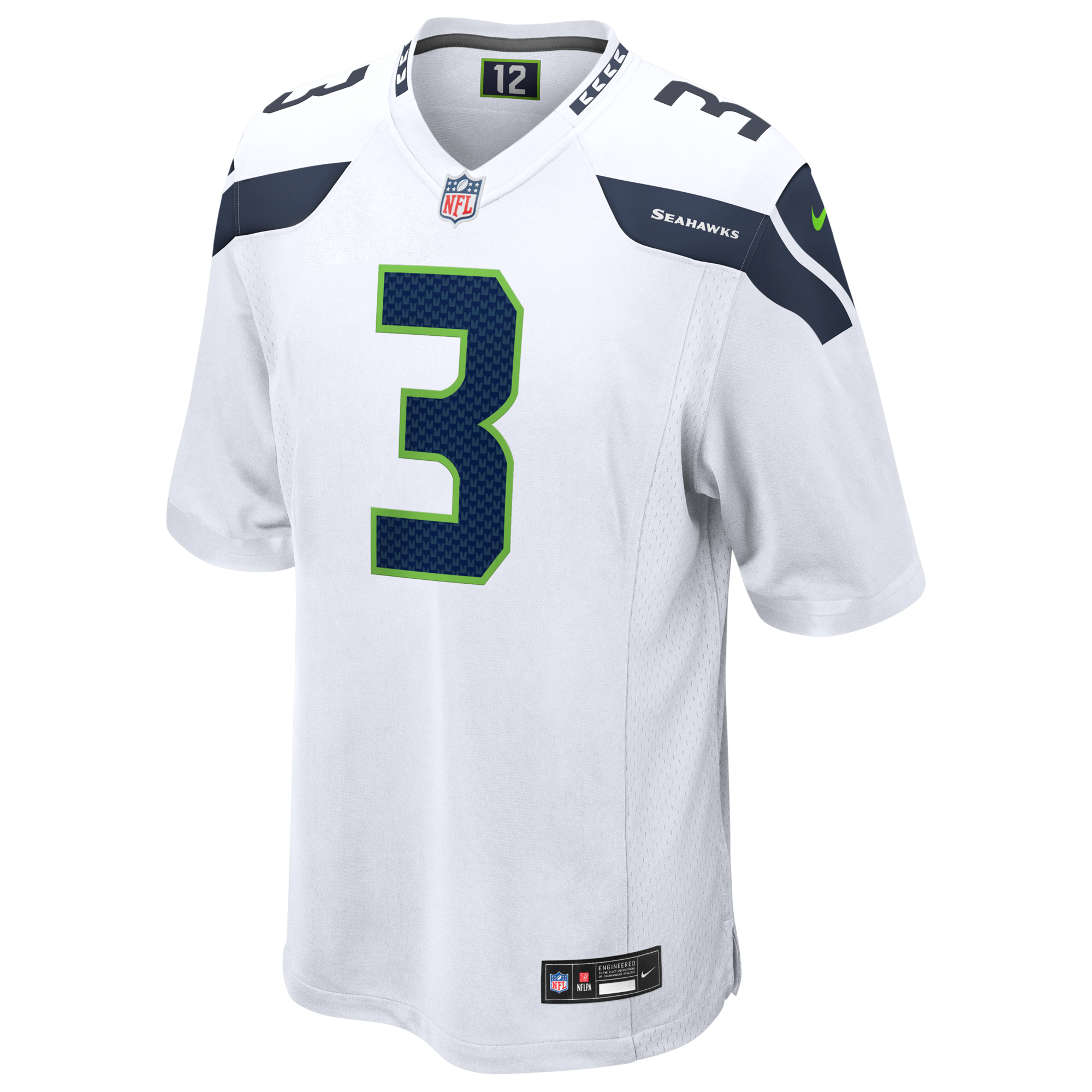Seattle Seahawks Nick Emmanwori Nike White Game Jersey