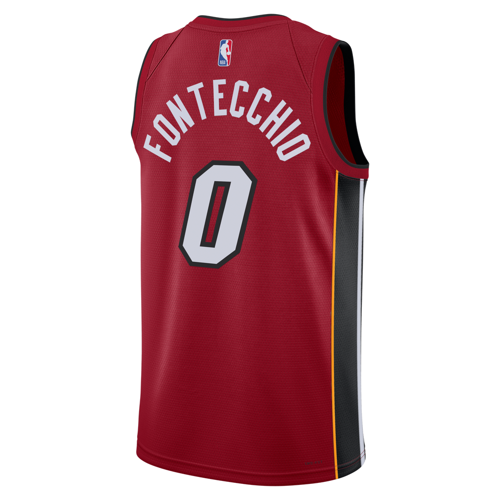 Miami Heat Jordan Brand Statement Edition Swingman Jersey - Red - Simone Fontecchio