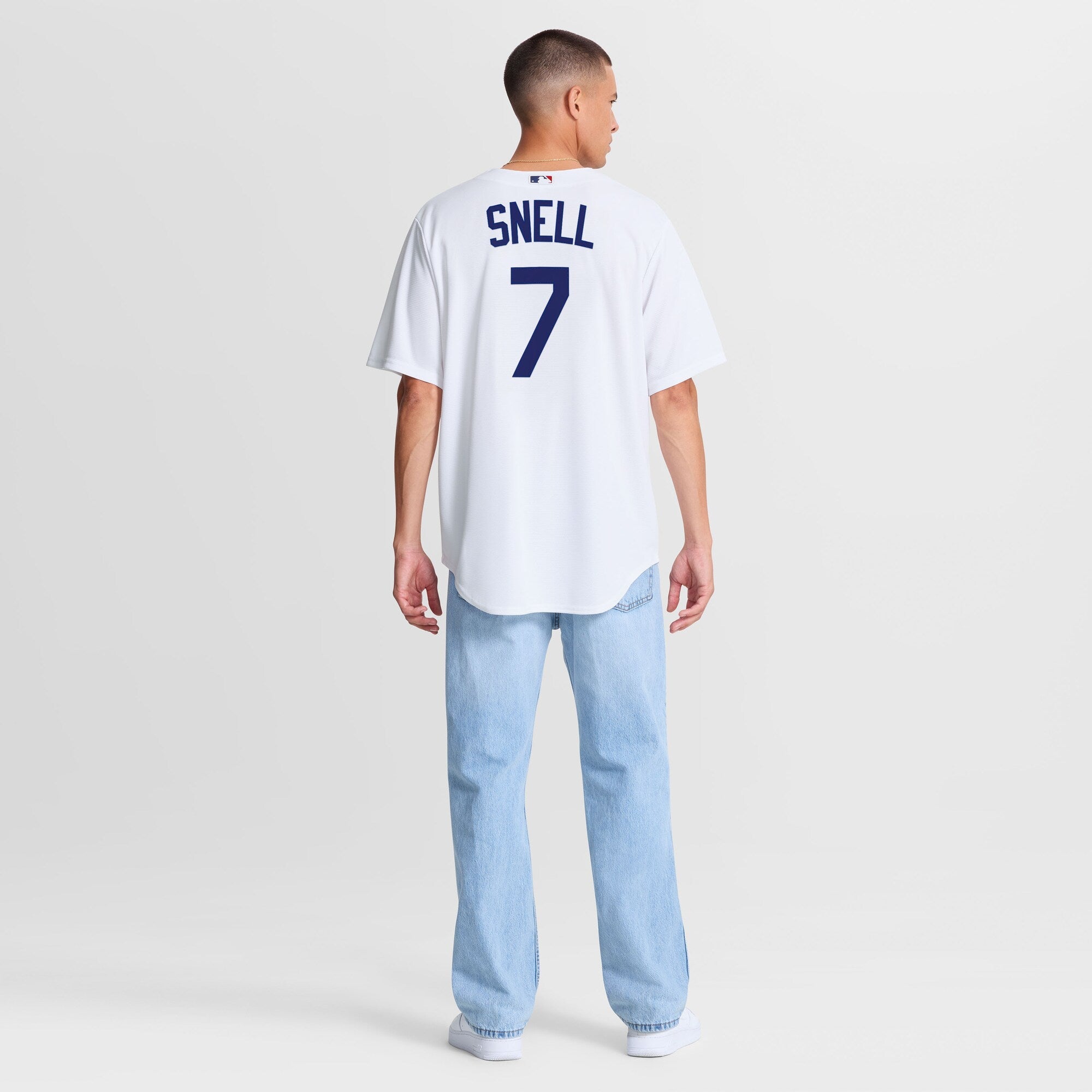 Los Angeles Dodgers Blake Snell Nike White Home Replica Jersey
