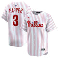 Philadelphia Phillies Bryce Harper Nike White Home Limited Player Jersey