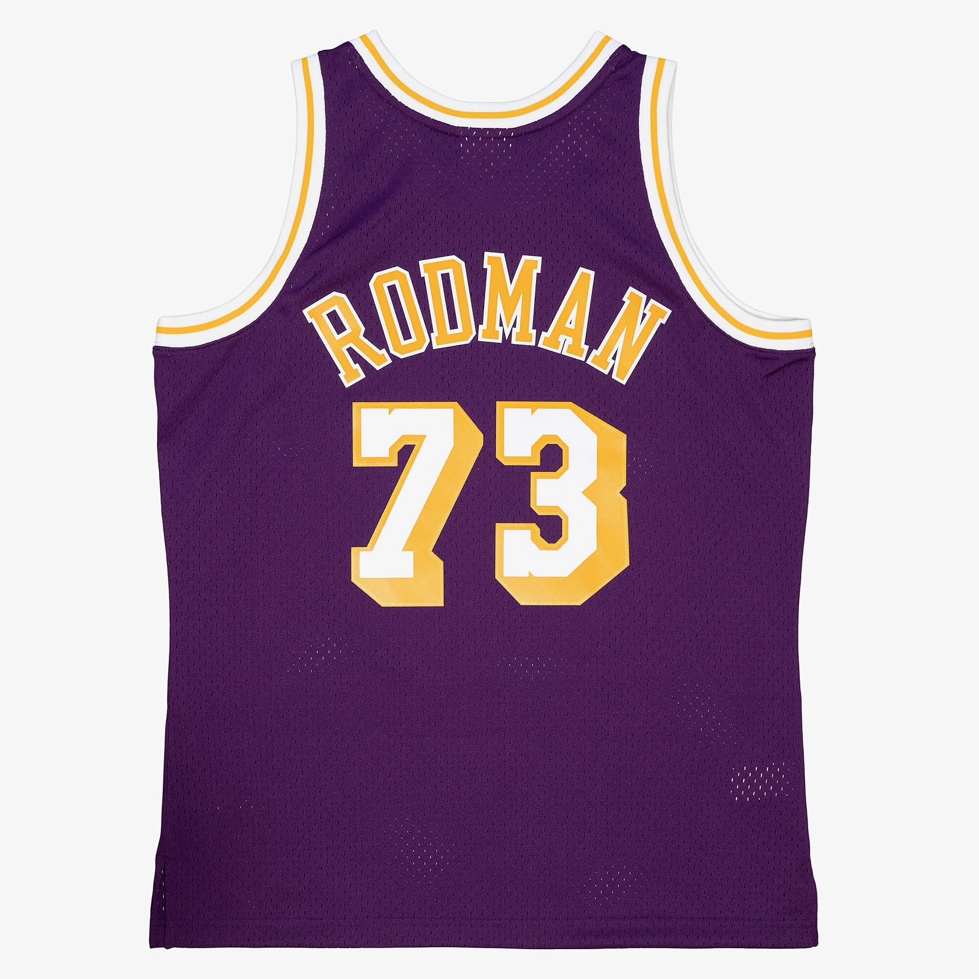 Los Angeles Lakers Mitchell & Ness Dennis Rodman 1998 Road Authentic Jersey - Purple