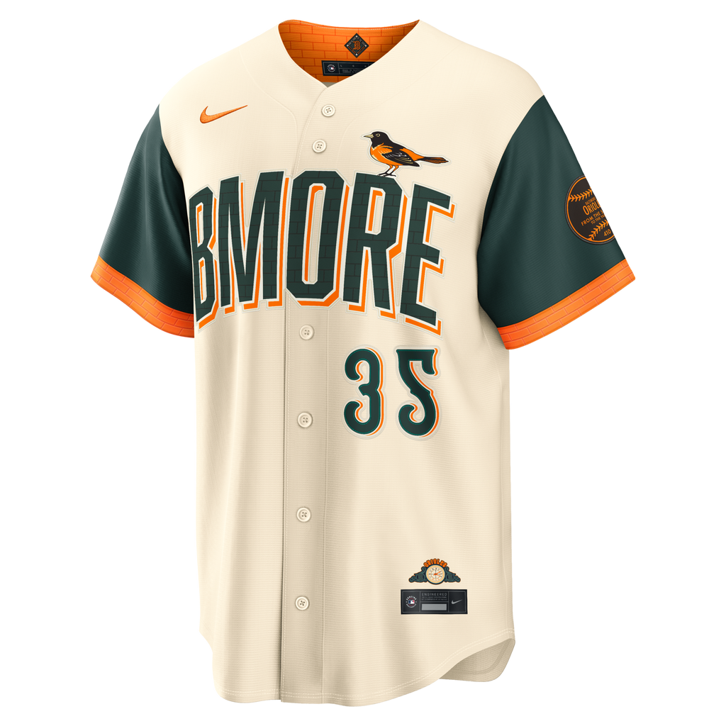 Baltimore Orioles Adley Rutschman Nike Cream 2026 City Connect Stadium Jersey