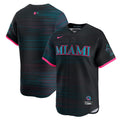 Miami Marlins Nike Black 2025 City Connect Limited Jersey