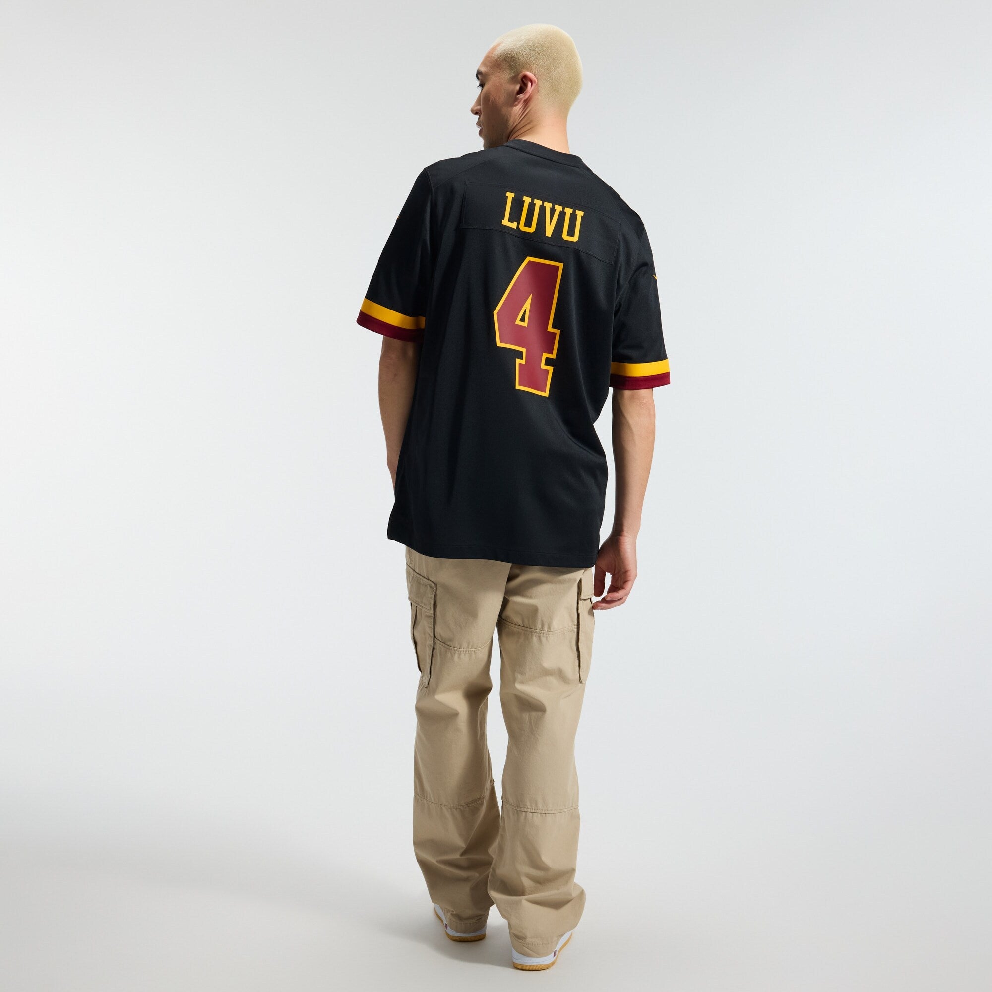 Washington Commanders Frankie Luvu Nike Black Hail Raiser Alternate Game Jersey