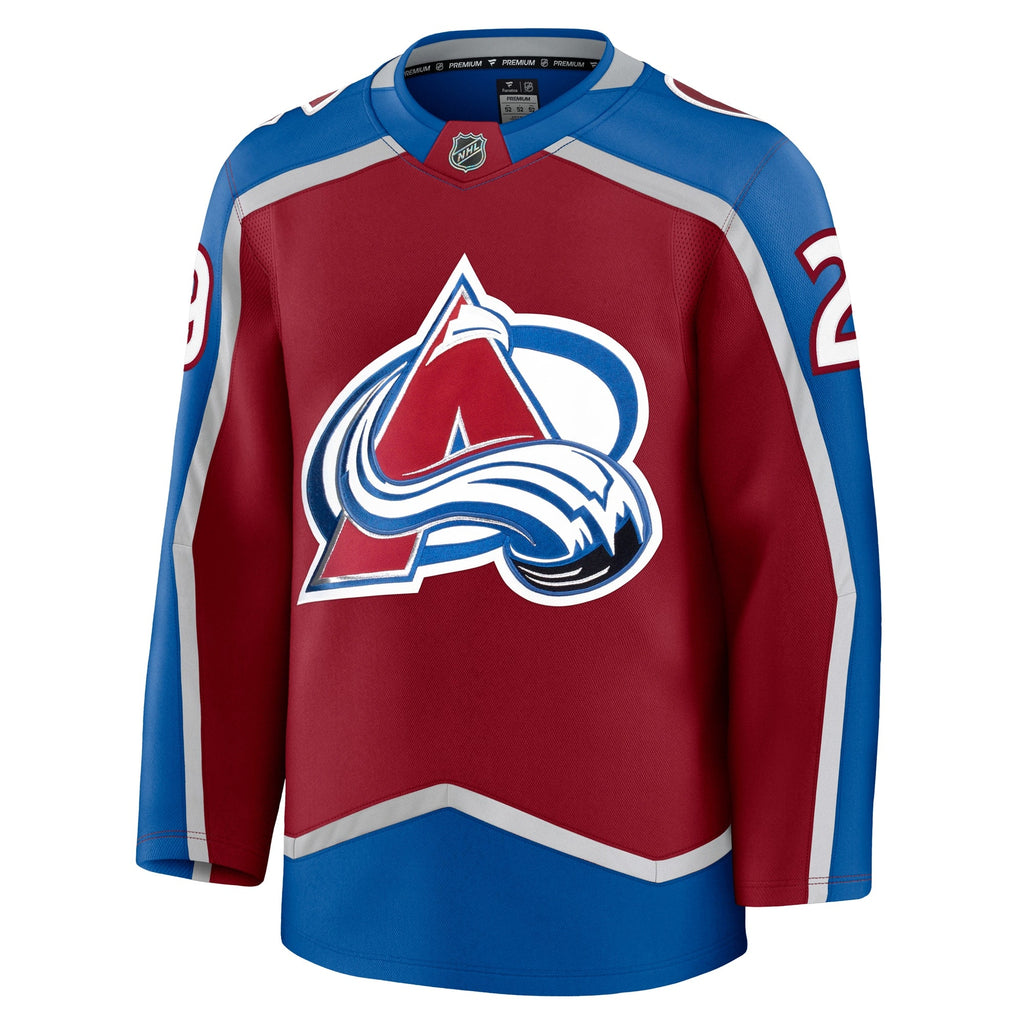 Colorado Avalanche Nathan MacKinnon Fanatics Burgundy Home Premium Jersey