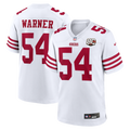 San Francisco 49ers Fred Warner Nike White 80th Anniversary Game Jersey