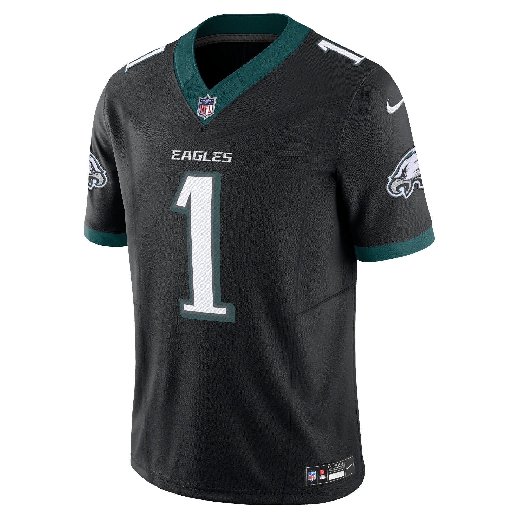 Philadelphia Eagles Jalen Hurts Nike Black Alternate Vapor F.U.S.E. Limited Jersey