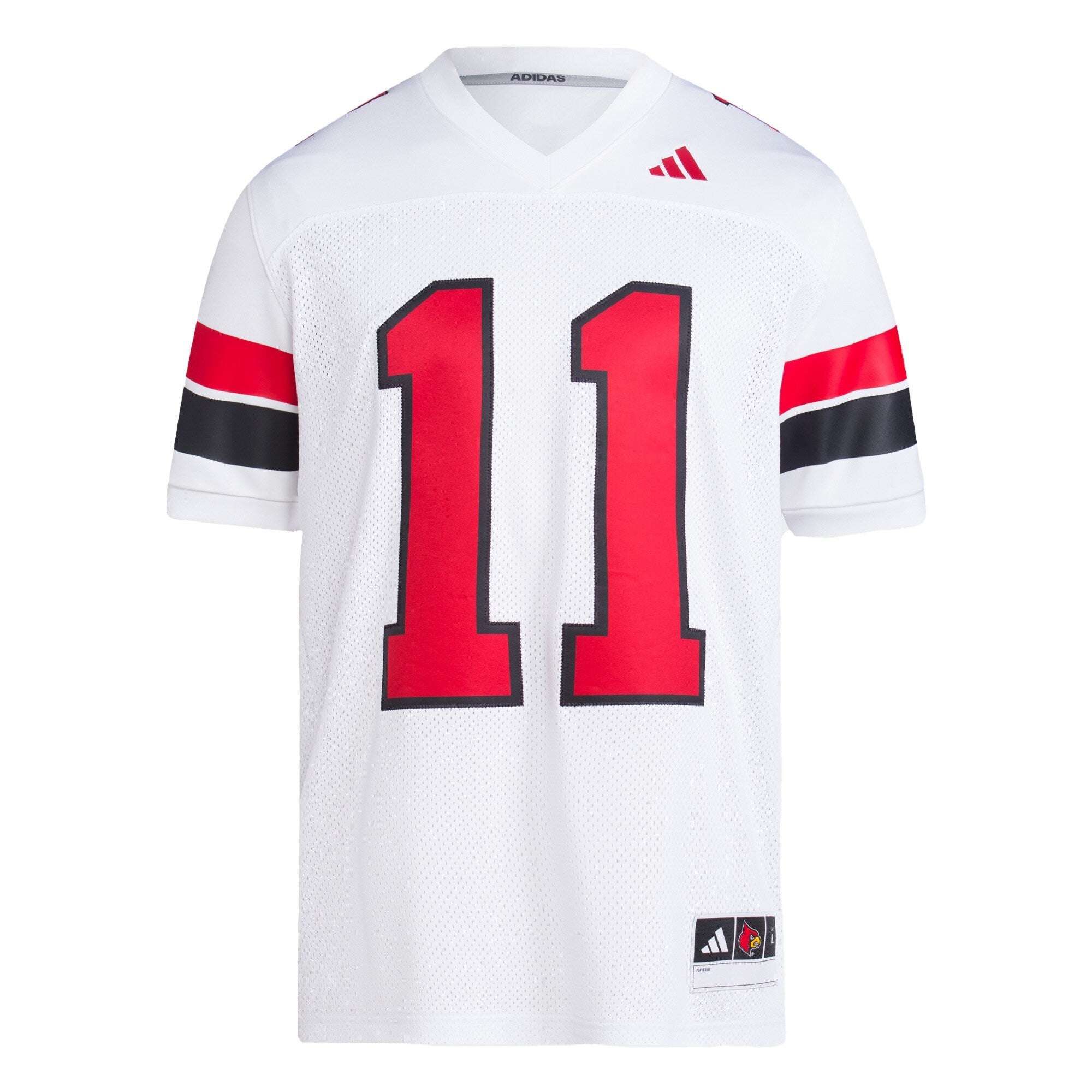 adidas Jeff Brohm White Louisville Cardinals Football Icon Premier Jersey