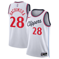 Los Angeles Clippers Nike Replica Association Edition Swingman Jersey - White - Rui Hachimura
